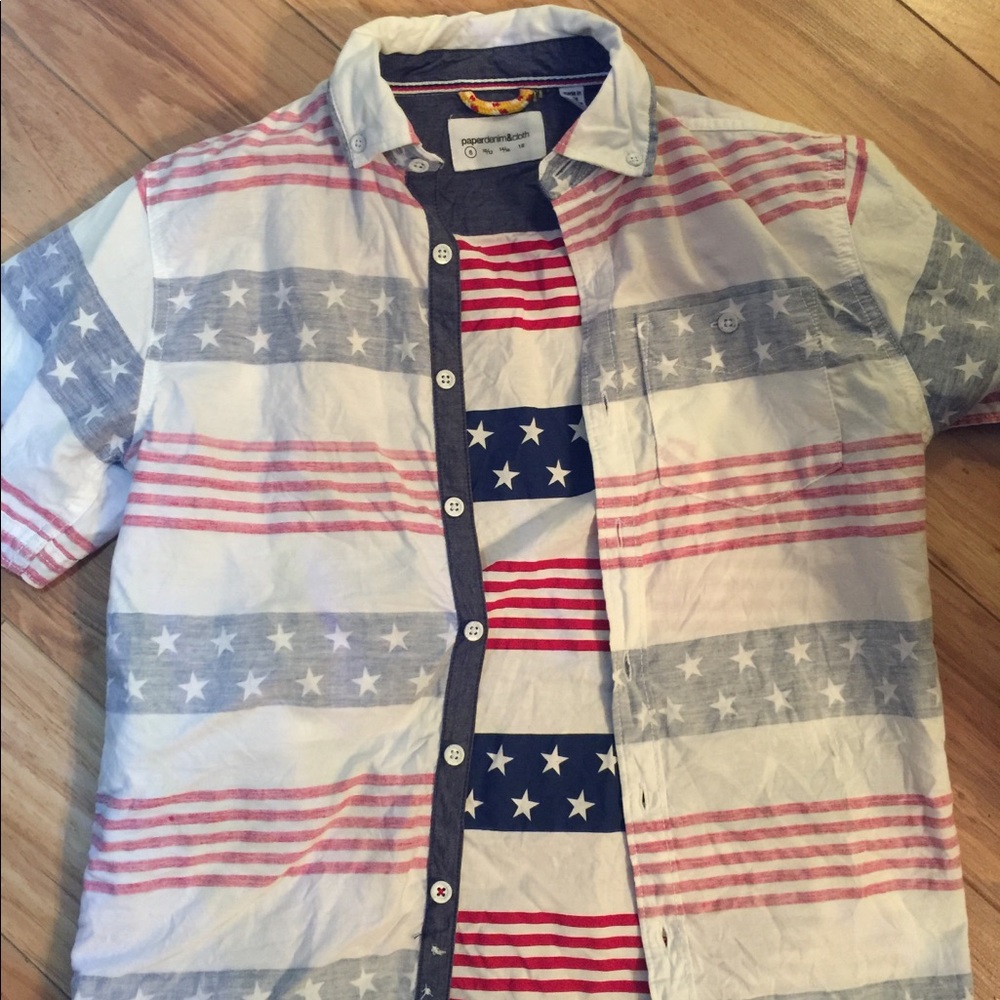 Patriotic dress shirt